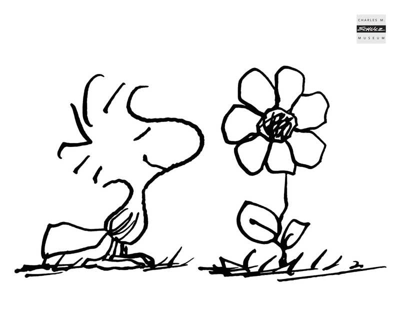 cute snoopy coloring pages